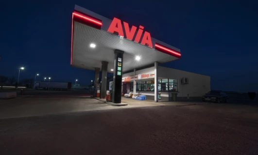 Hattrick of AVIA stations!