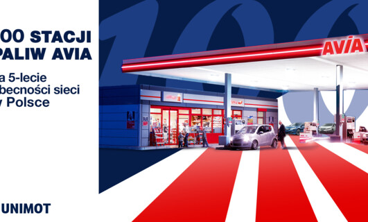 100 AVIA’s petrol stations for Avia’s fifth anniversary in Poland