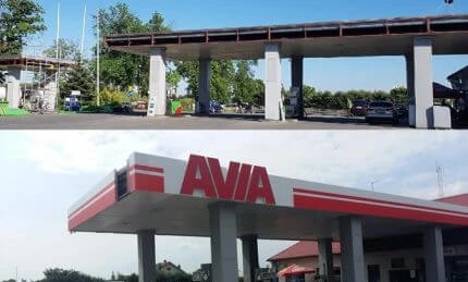 The rebranding process of 8 new stations under the AVIA brand is underway