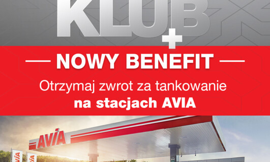 Zwrot za tankowanie na stacjach AVIA – nowy benefit dla członków UNIMOT Klub+