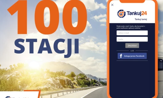 100 stations sell fuel online