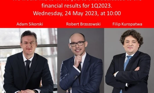 Chat dedicated to the financial results for 1Q2023